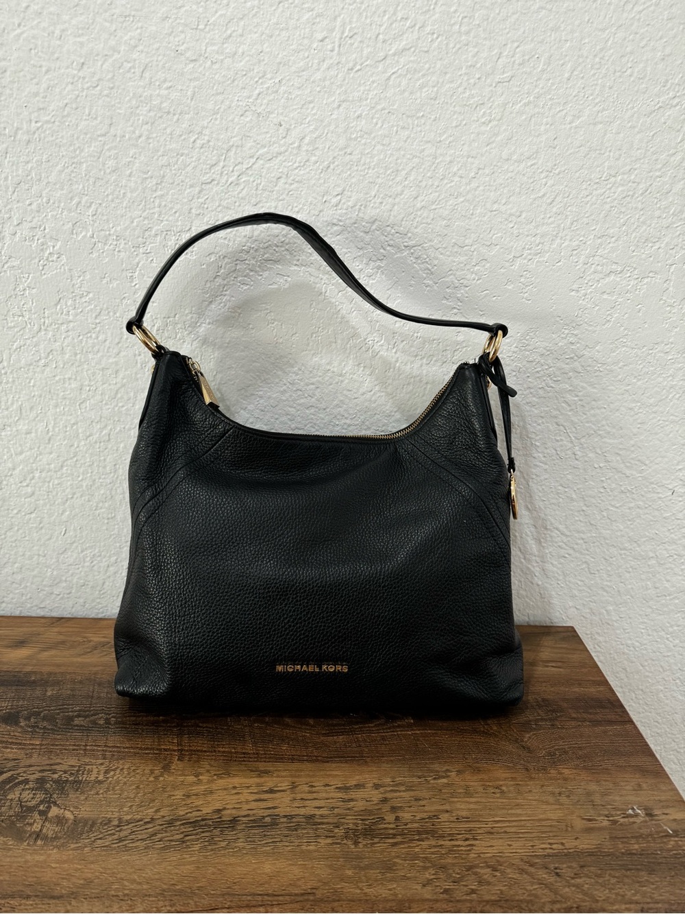 Michael Kors Black Leather Bag